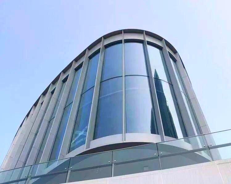 东营市异形展柜玻璃热弯玻璃 - 厂家